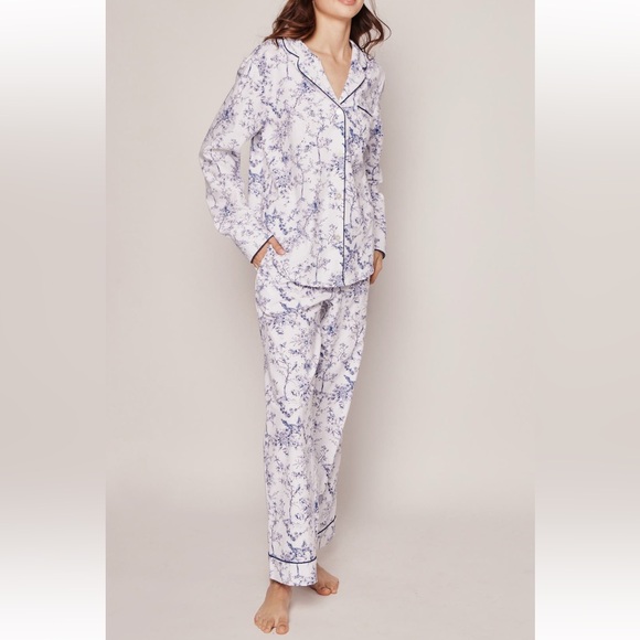 Petite Plum NEW Timeless Toile Size Large Cotton Pajama Set